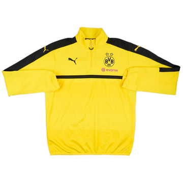 2016-17 Borussia Dortmund Puma 1/4 Zip Training Top - 8/10 - (L)