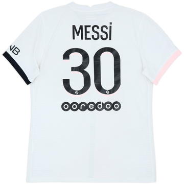 2021-22 Paris Saint-Germain Authentic Away Shirt Messi #30 - 7/10 - (L)