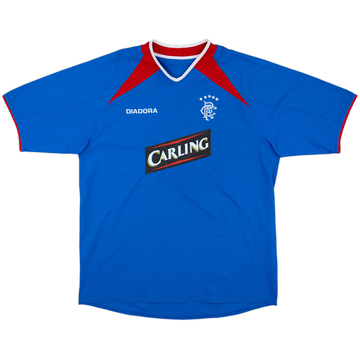 2003-05 Rangers Home Shirt - 8/10 - (XL)