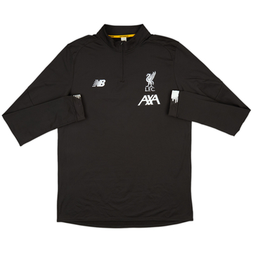2017-18 Liverpool New Balance 1/4 Zip Drill Top - 8/10 - (XXL)
