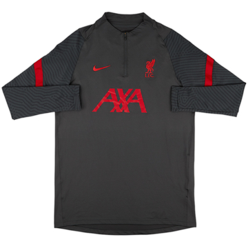 2020-21 Liverpool Nike 1/4 Zip Drill Top - 10/10 - (L)