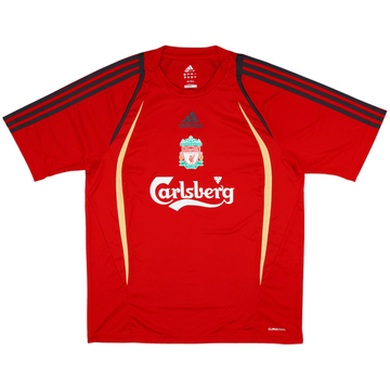 2009-10 Liverpool adidas Training Shirt - 9/10 - (L)