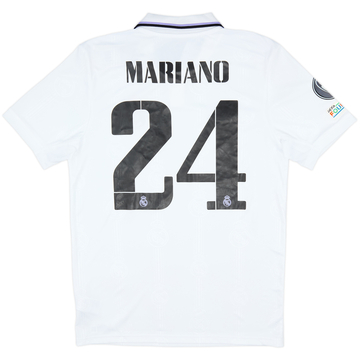 2022-23 Real Madrid Home Shirt Mariano #24 (M)