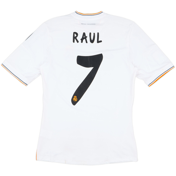 2013-14 Real Madrid Home Shirt Raul #7 - 6/10 - (S)