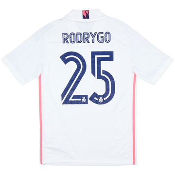 2020-21 Real Madrid Home Shirt Rodrygo #25 (S)