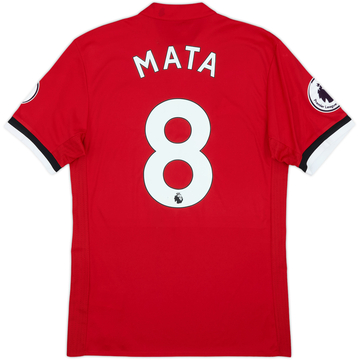 2017-18 Manchester United Home Shirt Mata #8 (S)