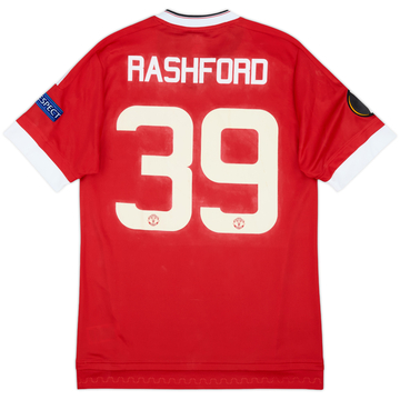 2015-16 Manchester United Player Issue Home Shirt Rashford #39 (M/L)