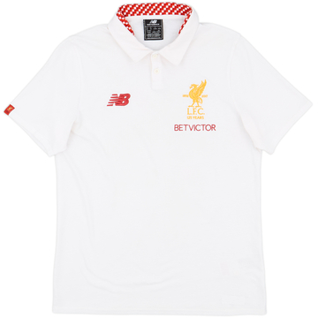 2017-18 Liverpool New Balance Polo Shirt - 9/10 - (M)