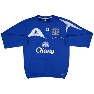 2010-11 Everton Le Coq Sportif Player Issue Sweat Top #43 - 6/10 - (L)