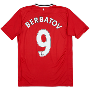 2011-12 Manchester United Home Shirt Berbatov #9 - 7/10 - (XL.Boys)