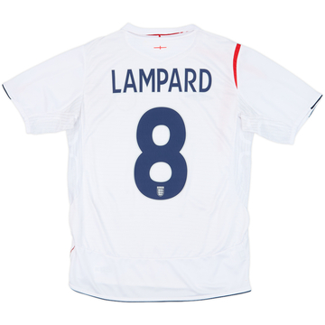 2005-07 England Home Shirt Lampard #8 - 8/10 - (M)