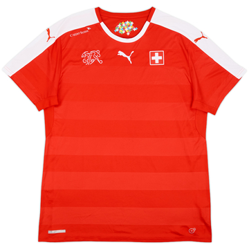 2016-17 Switzerland Home Shirt - 8/10 - (XL)