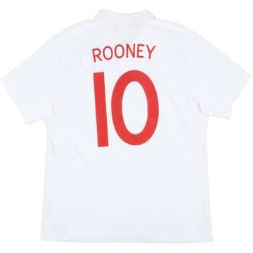 2009-10 England Home Shirt Rooney #10 - 8/10 - (L)