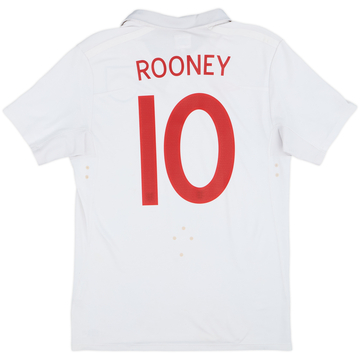 2009-10 England &#039;World Cup South Africa 2010&#039; Home Shirt Rooney #10 - 6/10 - (M)