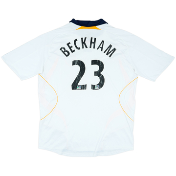 2007-08 LA Galaxy Home Shirt Beckham #23 - 4/10 - (XXL)