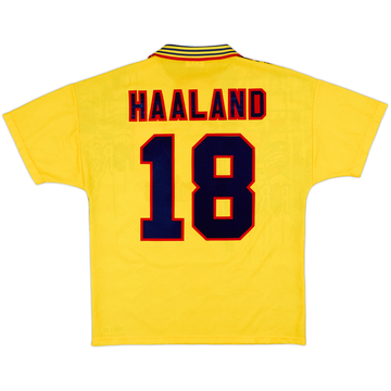 1995-97 Nottingham Forest Away Shirt Haaland #18 - 10/10 - (M)