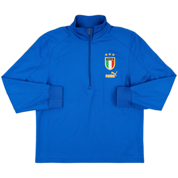 2004-05 Italy Puma 1/2 Zip Sweat Top - 9/10 - (L)