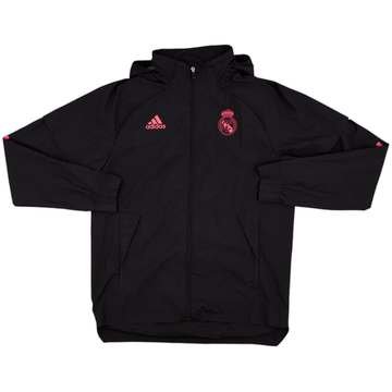 2020-21 Paris Saint-Germain adidas Hooded Rain Jacket - 8/10 - (M)
