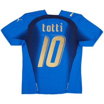 2006 Italy Home Shirt Totti #10 - 5/10 - (S)