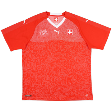 2018-20 Switzerland Home Shirt - 9/10 - (XXL)