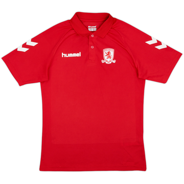 2019-20 Middlesbrough Hummel Polo Shirt - 9/10 - (M)