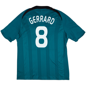 2008-09 Liverpool Third Shirt Gerrard #8 - 5/10 - (XXL)