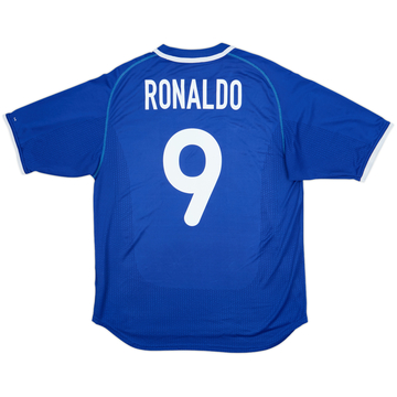 2000-02 Brazil Away Shirt Ronaldo #9 - 8/10 - (L)
