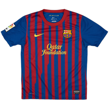 2011-12 Barcelona Home Shirt - 8/10 - (M.Boys)