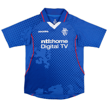2002-03 Rangers Home Shirt - 8/10 - (M.Boys)