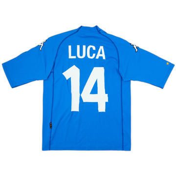 2000-01 Italy Home Shirt Luca #14 - 8/10 - (L)