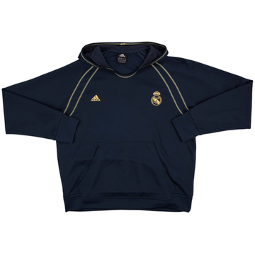 2009-10 Real Madrid adidas Hooded Sweat Top - 9/10 - (XXL)
