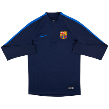 2016-17 Barcelona Nike 1/4 Zip Drill Top - 9/10 - (S)