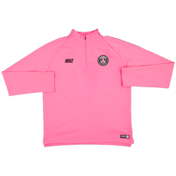 2019-20 Paris Saint-Germain Nike 1/4 Zip Drill Top - 9/10 - (XL.Boys)