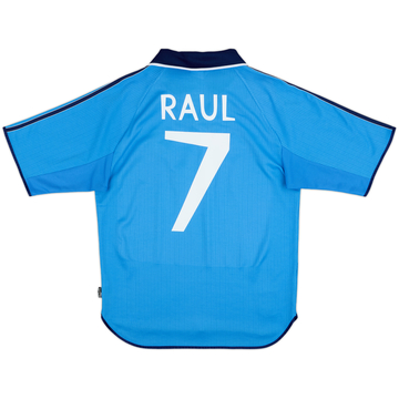 1999-00 Real Madrid Third Shirt Raul #7 - 9/10 - (XL)
