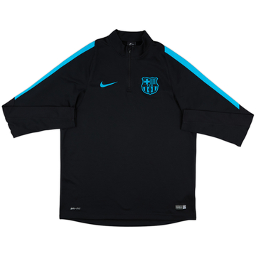 2015-16 Barcelona Nike 1/4 Zip Drill Top - 8/10 - (L)