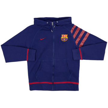 2015-16 Barcelona Nike Hooded Track Jacket - 8/10 - (S)