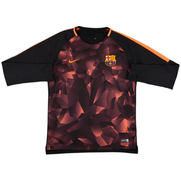 2017-18 Barcelona Nike Sweat Top - 8/10 - (M)
