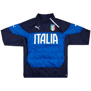2014-15 Italy Puma 1/4 Zip Training Top - 8/10 - (L)