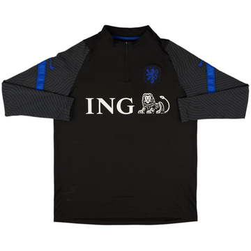 2020-21 Netherlands Nike 1/4 Zip Drill Top - 6/10 - (XL)