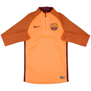 2017-18 Barcelona Nike 1/4 Zip Sweat Top - 10/10 - (S)