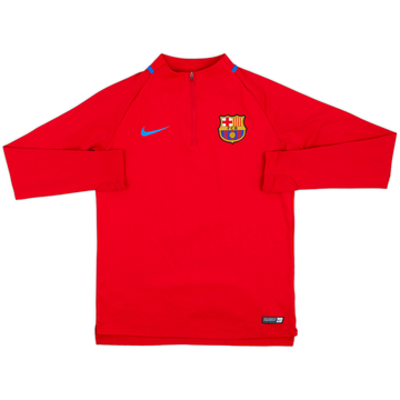 2017-18 Barcelona Nike 1/4 Zip Drill Top - 8/10 - (S)