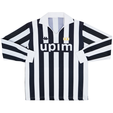 1991-92 Juventus Basic Home L/S Shirt #11 - 6/10 - (XL)