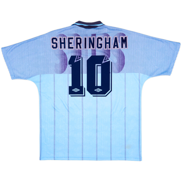 1991-94 Tottenham Third Shirt Sheringham #10 - 8/10 - (XXL)