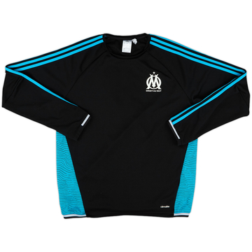 2015-16 Olympique Marseile adidas Sweat Top - 6/10 - (L)