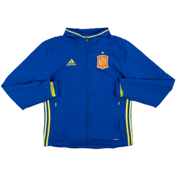 2014-15 Spain adidas Hooded Track Jacket - 5/10 - (M)