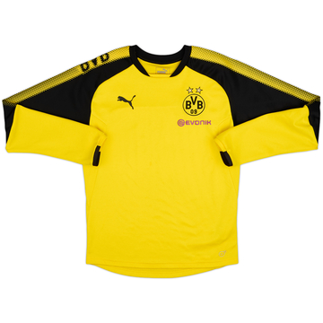2017-18 Borussia Dortmund Puma Sweat Top - 8/10 - (S)