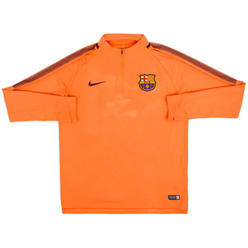 2017-18 Barcelona Nike 1/4 Zip Drill Top - 6/10 - (L)