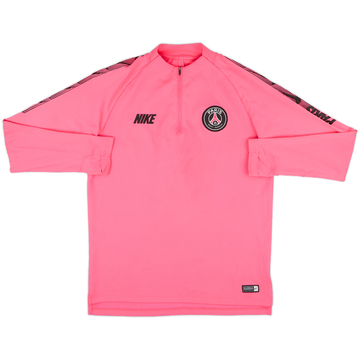 2019-20 Paris Saint Germain Nike 1/4 Zip Drill Top - 8/10 - (M)