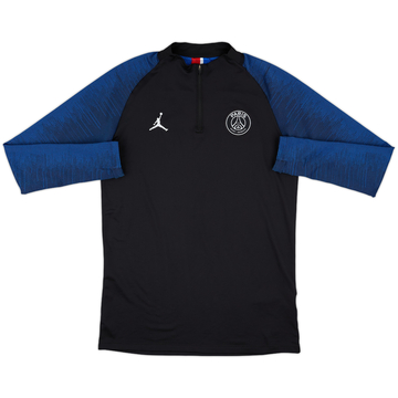 2020-21 Paris Saint-Germain Nike 1/4 Zip Sweat Top - 10/10 - (M)