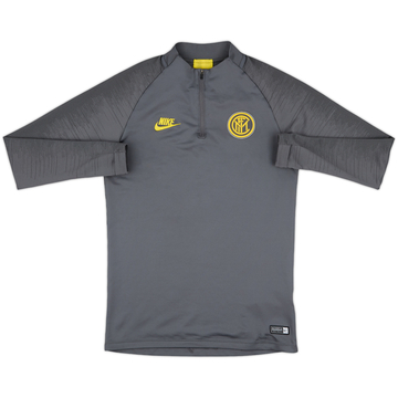 2019-20 Inter Milan Nike 1/4 Zip Sweat Top - 9/10 - (S)